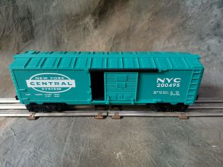 Lionel 200495 York Central Nyc Green Boxcar (o/027 Freight Car) 1999