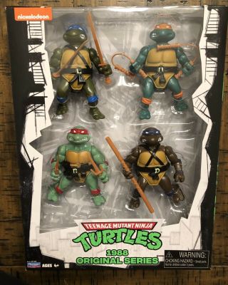 Tmnt Teenage Mutant Ninja Turtles 1988 Series Exclusive 4 - Pack