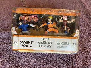 2007 Mattel Shonen Jump - Naruto Squad 7 - Figure Set