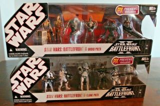 Star Wars Battlefront Ii 2 Droid & Clone Figure Pack Set Px Previews Excl.