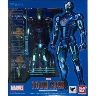 Sh S.  H.  Figuarts Iron Man Mark 3 Blue Stealth Color Figure Bandai Limited