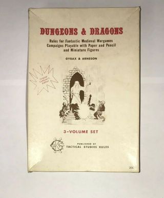 Vintage,  Complete Dungeons And Dragons 3 - Volume Set Gygax & Anderson