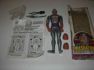 Vintage Kenner Six Million Dollar Man Maskatron The Enemy Robot 1976 W/box