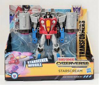 Transformers Cyberverse Ultra Class Starscream Starseeker Missile -