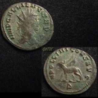 Roman Empire - 16,  Gallienus,  Antoninianus 253 - 268 A.  D. ,  D.  R.  Sear 10180,  Gvf