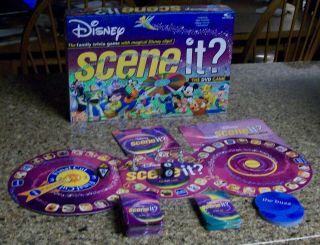 Vintage 2004 Disney Scene It Board Game Complete