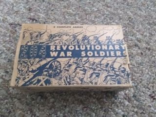 American Revolutionary War Soldiers,  Comic Book Flats Set W/ Box