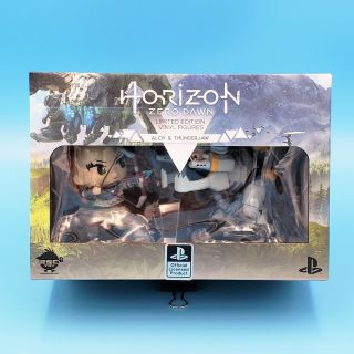 Horizon Zero Dawn Aloy And Thunderjaw Vinyl Figure Set 4 " Nib Official Sony
