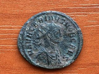 Roman Empire - Carinuus 283 - 285 Ad Ae Antoninianus Silvered Ancient Roman Coin