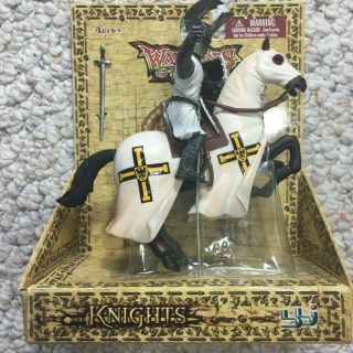 Bbt Warriors Of The World Knights (90mm) Teutonic Cavalry W Horse Figure 21589