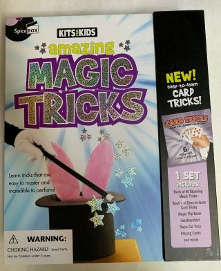 Spice Box Kits For Kids Magic Tricks Book And Kit