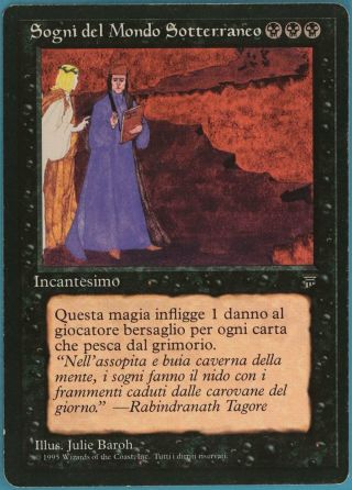 Underworld Dreams Legends (italian) Pld Black Uncommon Card (98506) Abugames