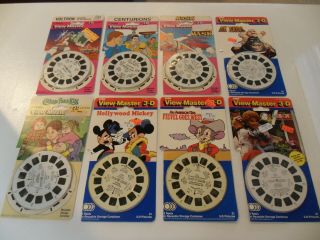 8 Tyco View - Master 21 3d Pictures 3 Reels Open Cards Voltron Mask Etc.