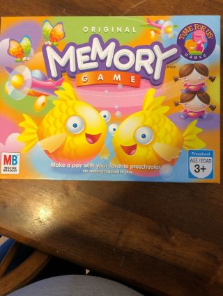 Memory Game By Milton Bradley Games Hasbro Educational 2007