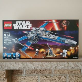 Lego Star Wars Resistance X - Wing Fighter 75149 Nib Retired Blue In