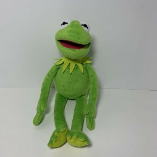 2016 Ty Disney Kermit The Frog 16 " Plush Stuffed Muppets Animal Beanie