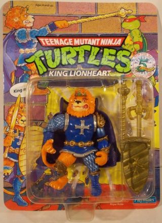 Teenage Mutant Ninja Turtles King Lionheart 5th Anniversary Unpunched Tmnt (moc)