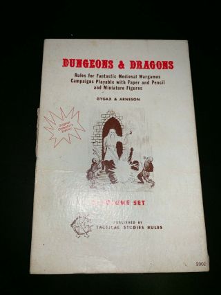 Dungeons And Dragons Rules For Fantastic Medieval Wargames