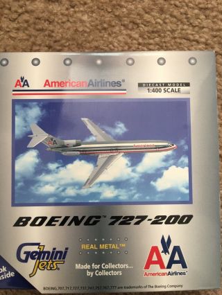 Gemini Jets 1/400 American Airlines 727 - 200