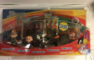 2012 The Looney Tunes Show Action Figure Set Bugs Porky Pig Lola Elmer Daffy