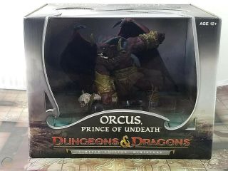 Orcus,  Prince Of Undeath Limited Edition Promo D&d Pathfinder Miniature Open Box