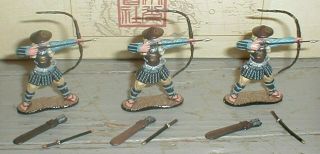 East Of India Samurai Archers 3 Piece Set Sca01t 54mm Ptd Metal