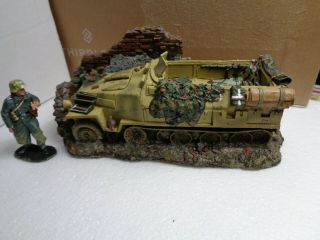 Early King & Country Diorama Sp009 Abandoned German Hanomag Halftrack Ww2,  Ch