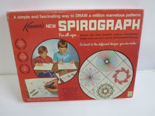 Spirograph No.  401 Drawing Toy Vintage 1967 Kenner Set With 4 Pens Complete
