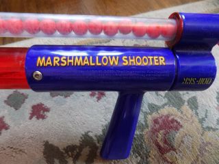 Marshmallow Shooter Gun Shoot Mini Marshmellow FUN Toy Classic Blast Blue 2