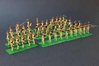 1/72 Scale 47 French Imperial Guard Napoleonic Painted Wargaming Efigp