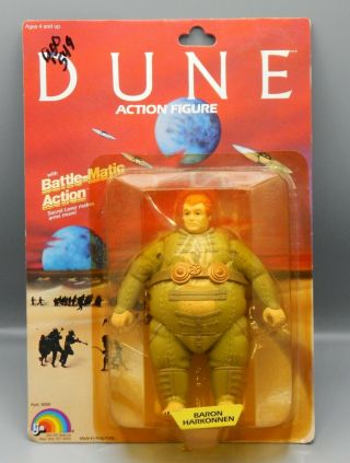 1984 Vintage Ljn Dune Baron Harkonnen Action Figure Moc David Lynch Toy