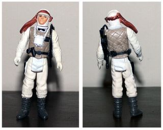 Vintage Star Wars Action Figure Luke Skywalker Hoth Loose Complete