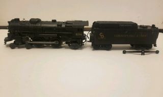 Lionel Chesapeake & Ohio 8204 Steam Locomotive Engine And Tender Trains