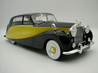 Mcg 1/18 Rolls Royce Silver Wraith - Black / Yellow