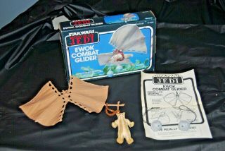 Vintage 1980s Kenner Star Wars Rotj Ewok Combat Glider Mib Complete,  Logray