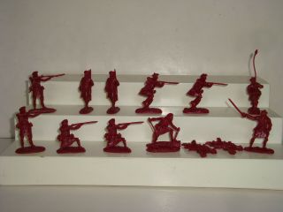 Barzso Last Of The Mohicans Play Set / Complete Set Of 13 British Highlanders