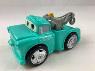 2005 Fisher Price Disney Pixar Cars Shake N Go Blue Tow Mater Sounds Tow Truck