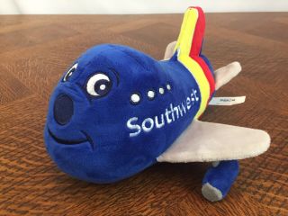 Daron Southwest Airlines Soft Plush Toy Airplane Plane With Take - Off Sound