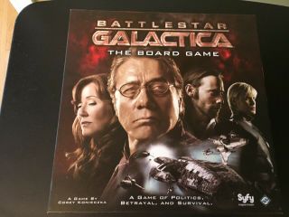 Battlestar Galactica Board Game (all Expansions And Broken Token Insert)