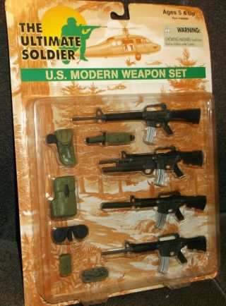 Ultimate Soldier U.  S.  Modern Weapon Set For 12 " Figure