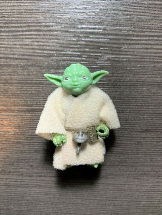 Vintage Star Wars Green Apple Yoda With V4 Belt And Robe