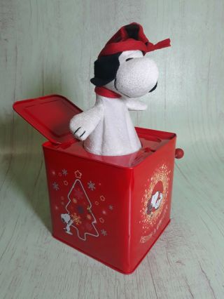 Snoopy Peanuts Jack In The Box O,  Christmas Tree Charlie Brown Caja De Sorpresas