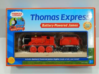 Thomas & Friends Diecast Battery Operated Train Tank Engine Express Pack James