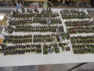 1/72 Plastic Painted 7years War Prussians Plus A Loose Assortment Of Figures