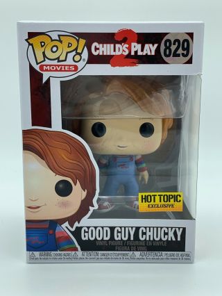 Funko Pop - Movies - 829 Childs Play - Good Guy Chucky Hot Topic Exclusive 