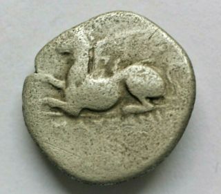 Greek Coins Thrace Abdera.  Ar Drachm 1.  94gr;16mm C.  365 - 345