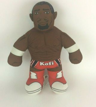 Kofi Kingston Plush Mattel 2012 Brawlin Buddies Talking Doll Wrestling Vgc