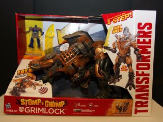 Hasbro Transformers Age Of Extinction Stomp And Chomp Grimlock Figure