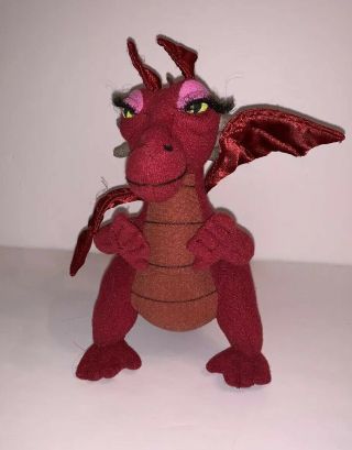 Dragon Donkeys Wife Shrek 2 Dreamworks 2004 Nanco Stuffed Plush Red 9”