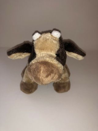 Ganz Webkinz Brown Cow Plush Stuffed Animal Toy No Code